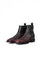 The Rock'em clan python boots in blackcherry are genuine leather. Featuring a square toe, black and red python print vamp, rubber heel, and a leather sole. 