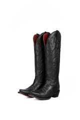 Lana Lizard Tall Red Bottom Snip Toe Cowgirl Boot