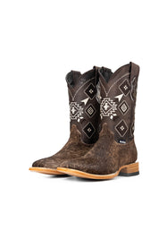 Men's Cowhide Square Toe Cowboy Boot Size 7 Box NM5