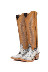 Marisol Tall Cowhide Snip Toe Cowgirl Boot Size 5 Box VW1