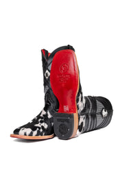 Prescott Cowhide Red Bottom Square Toe Cowboy Boot Size 19 Box TM66