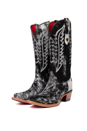Charlotte Cowhide Red Bottom Snip Toe Cowgirl Boot Size 10 Box VW73
