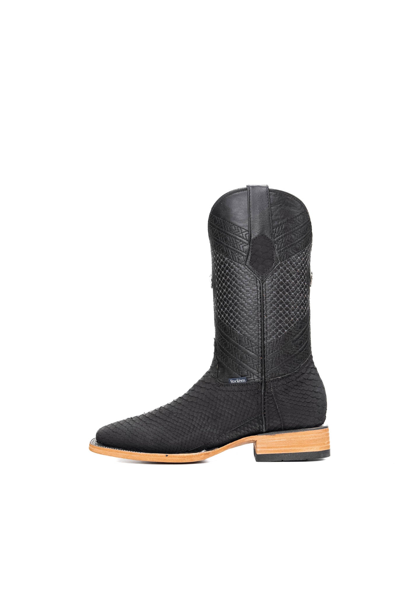 Andersen Python Exotic Square Toe Cowboy Boot