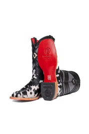 Prescott Cowhide Red Bottom Square Toe Cowboy Boot Size 10 Box TM68