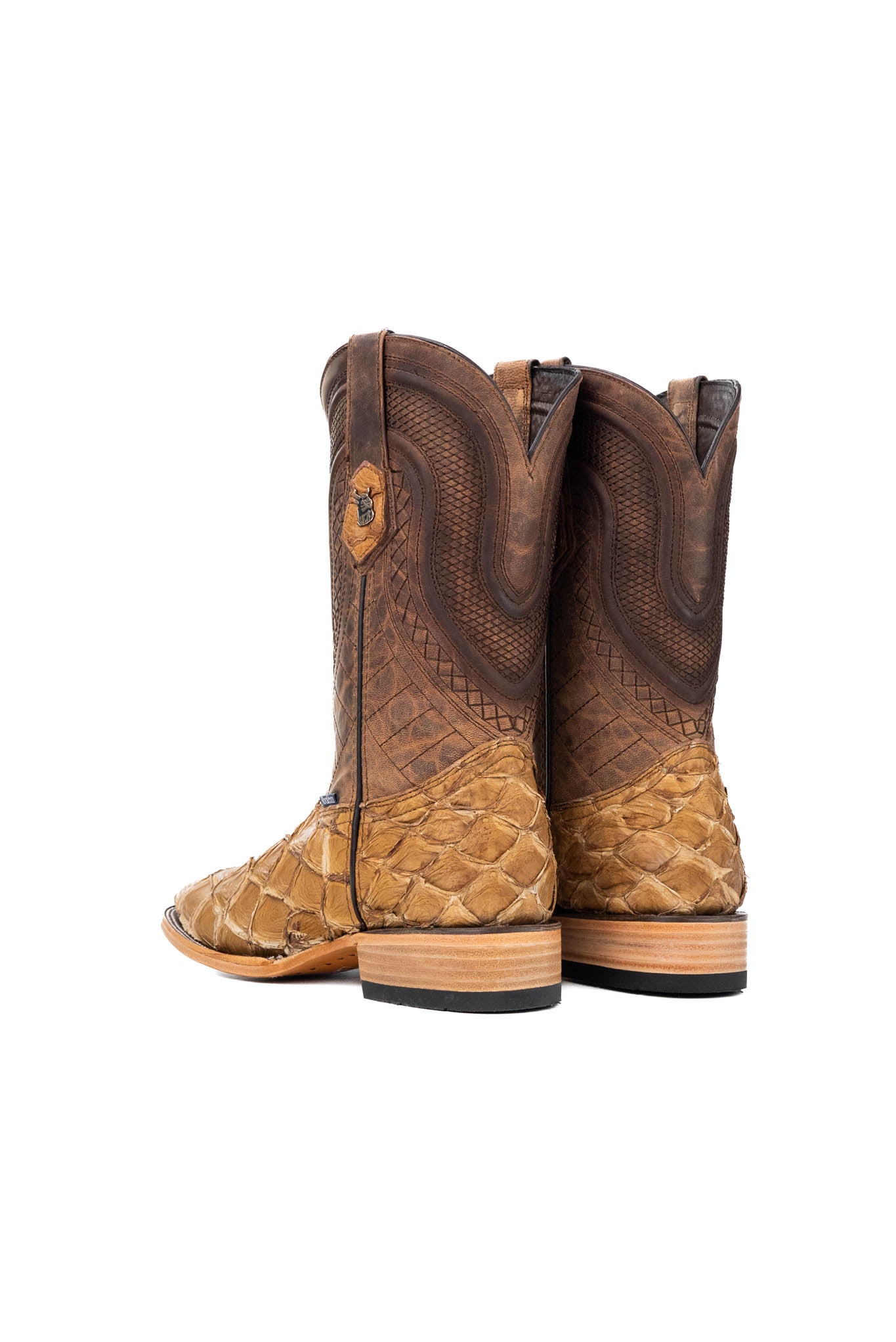 Lambeth Pirarucu Exotic Square Toe Cowboy Boot