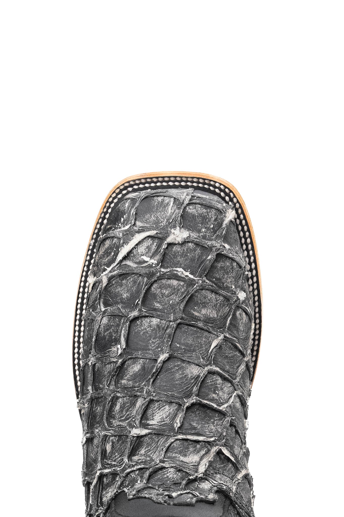 Jones Exotic Pirarucu Square Toe Cowboy Boot