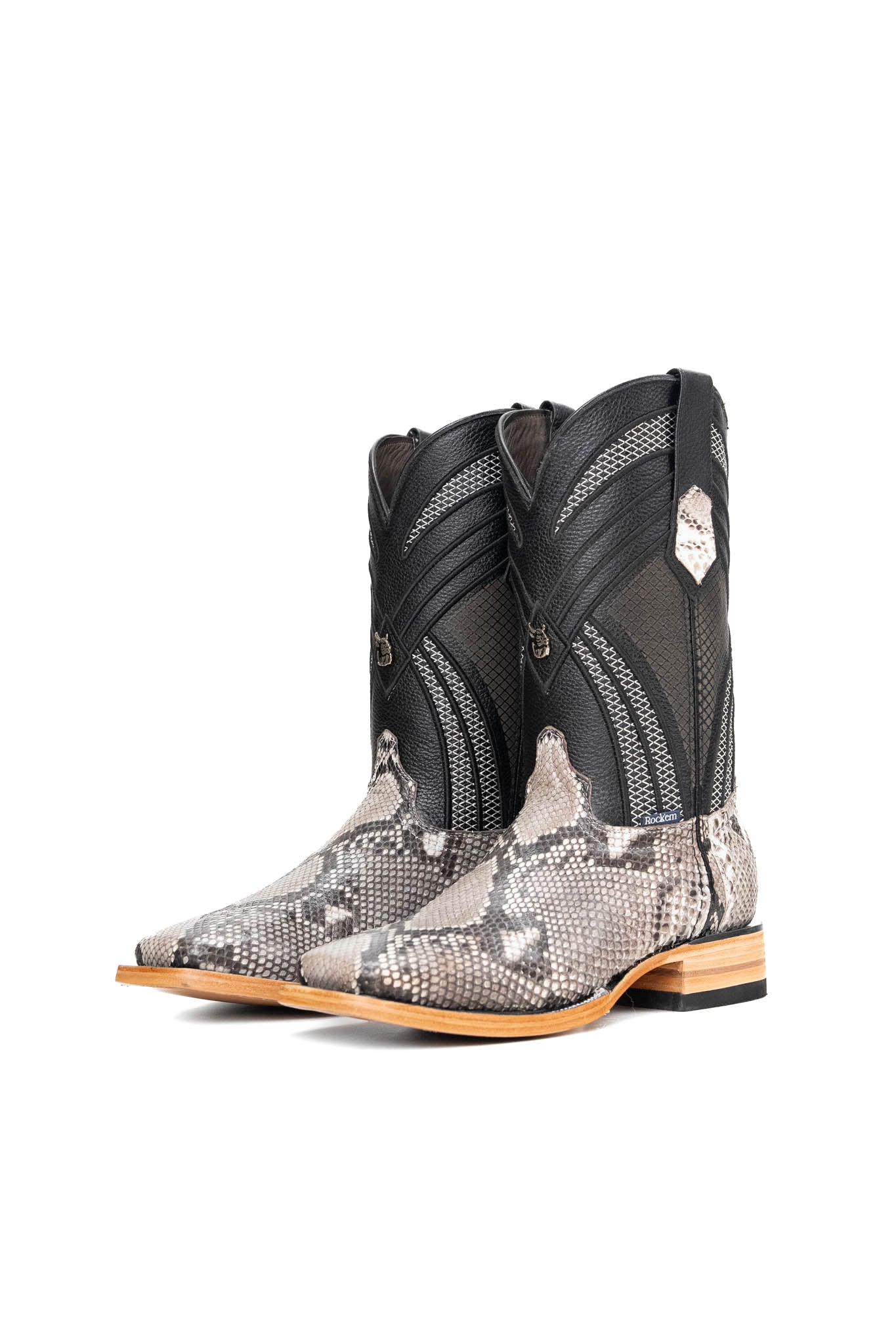 Monroe Python Belly Exotic Square Toe Cowboy Boot