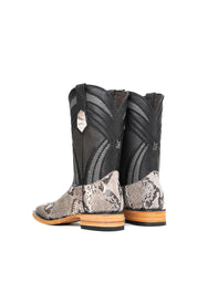 Monroe Python Belly Exotic Square Toe Cowboy Boot