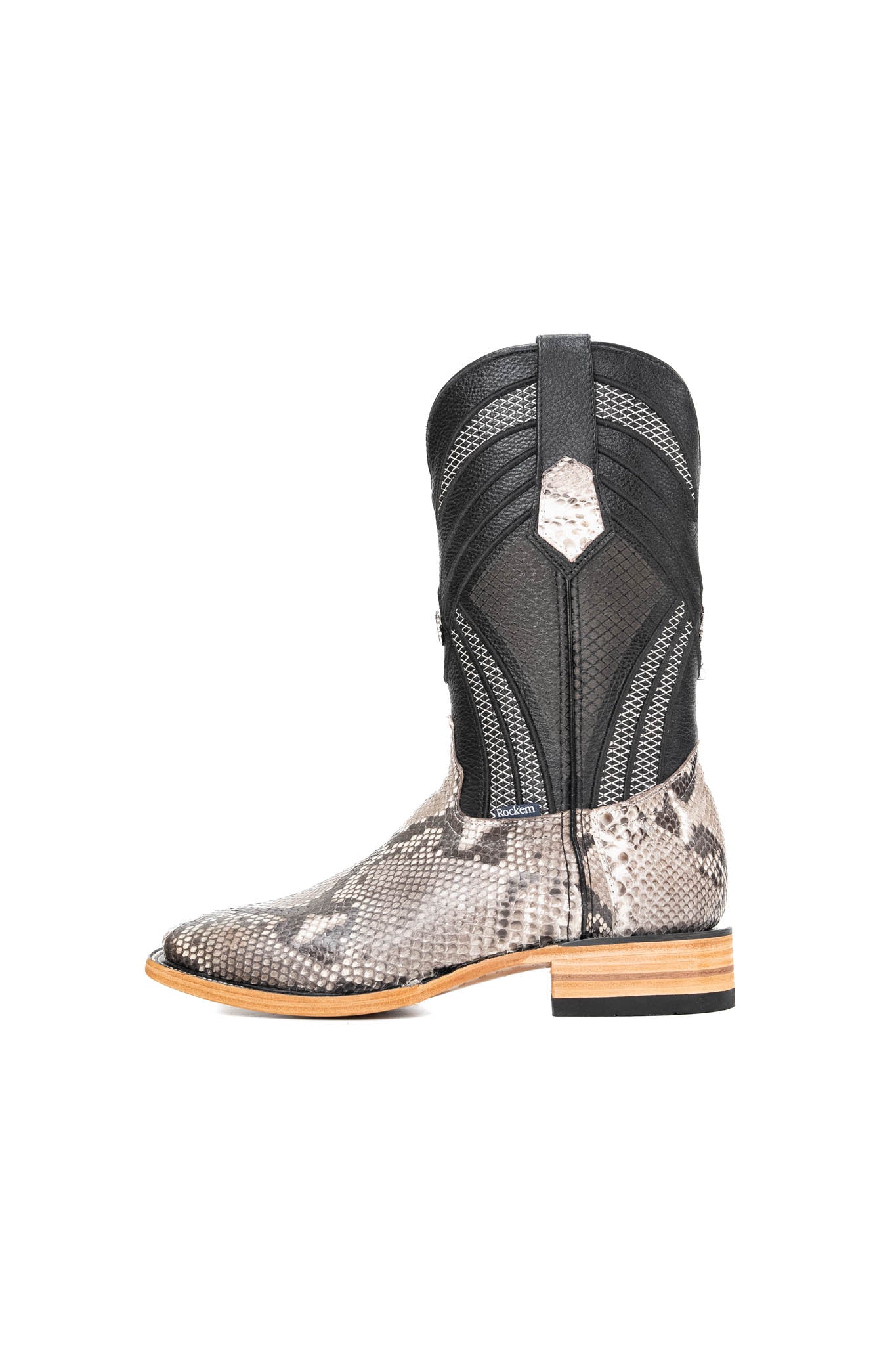 Monroe Python Belly Exotic Square Toe Cowboy Boot