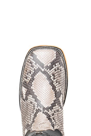 Monroe Python Belly Exotic Square Toe Cowboy Boot