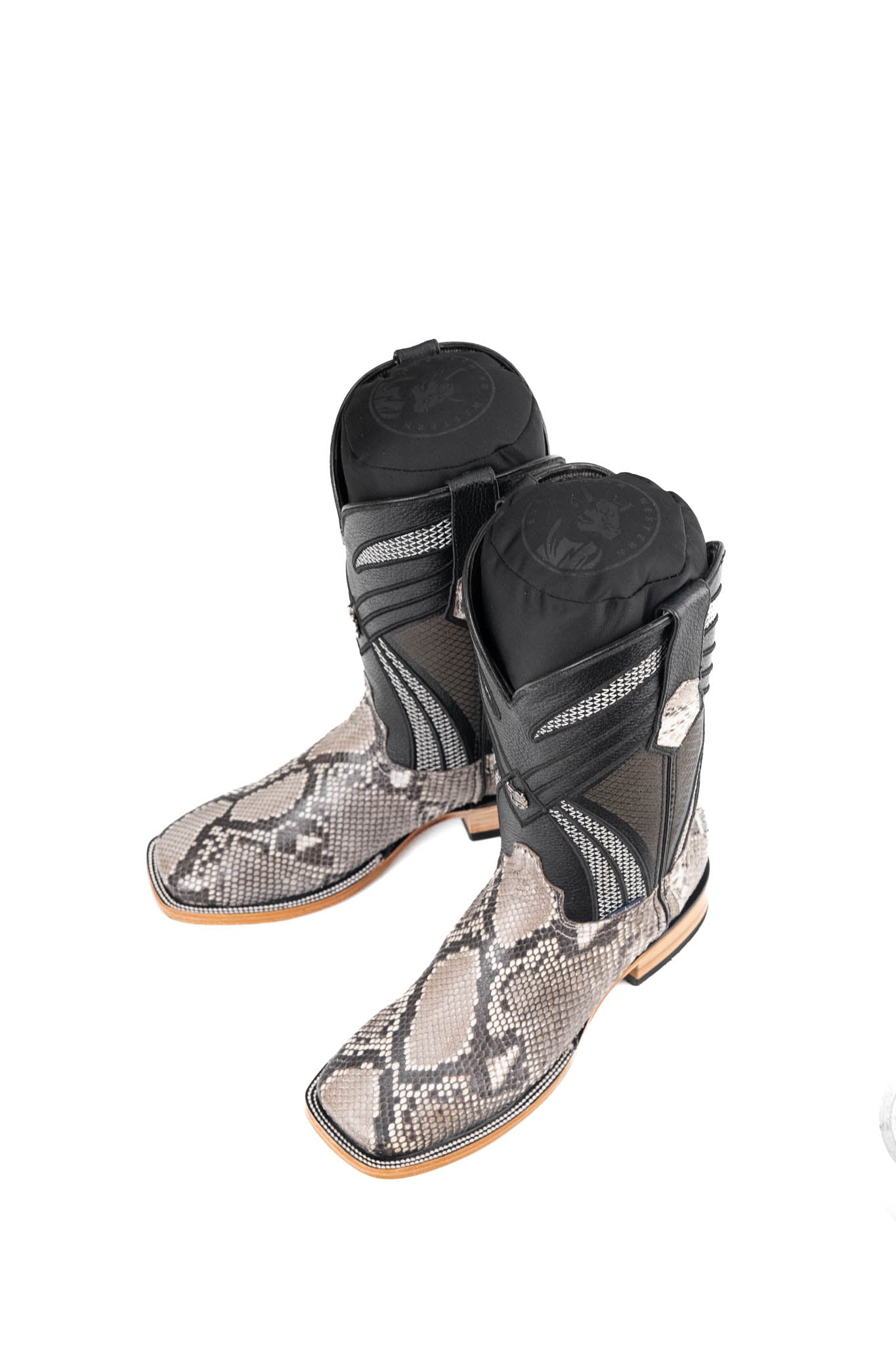 Monroe Python Belly Exotic Square Toe Cowboy Boot