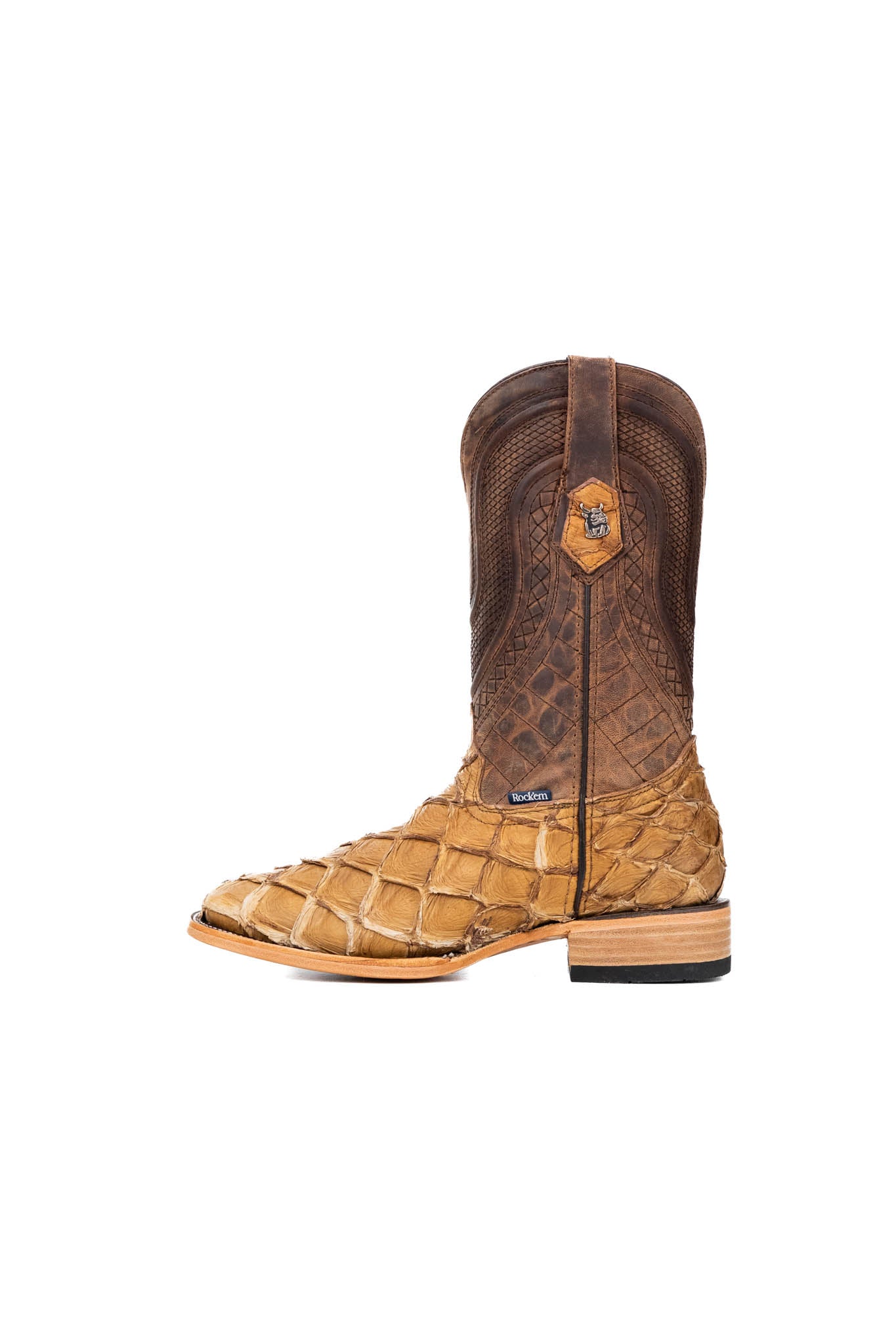 Lambeth Pirarucu Exotic Square Toe Cowboy Boot