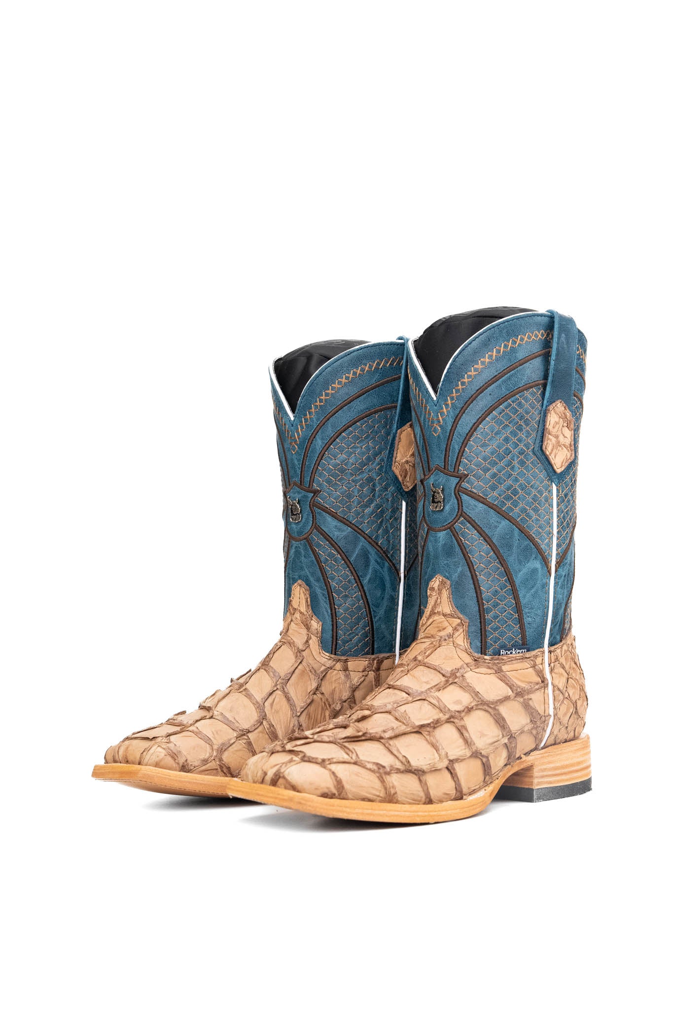Jones Pirarucu Exotic Square Toe Cowboy Boot