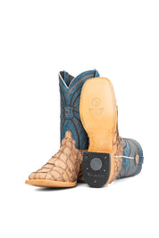 Jones Pirarucu Exotic Square Toe Cowboy Boot