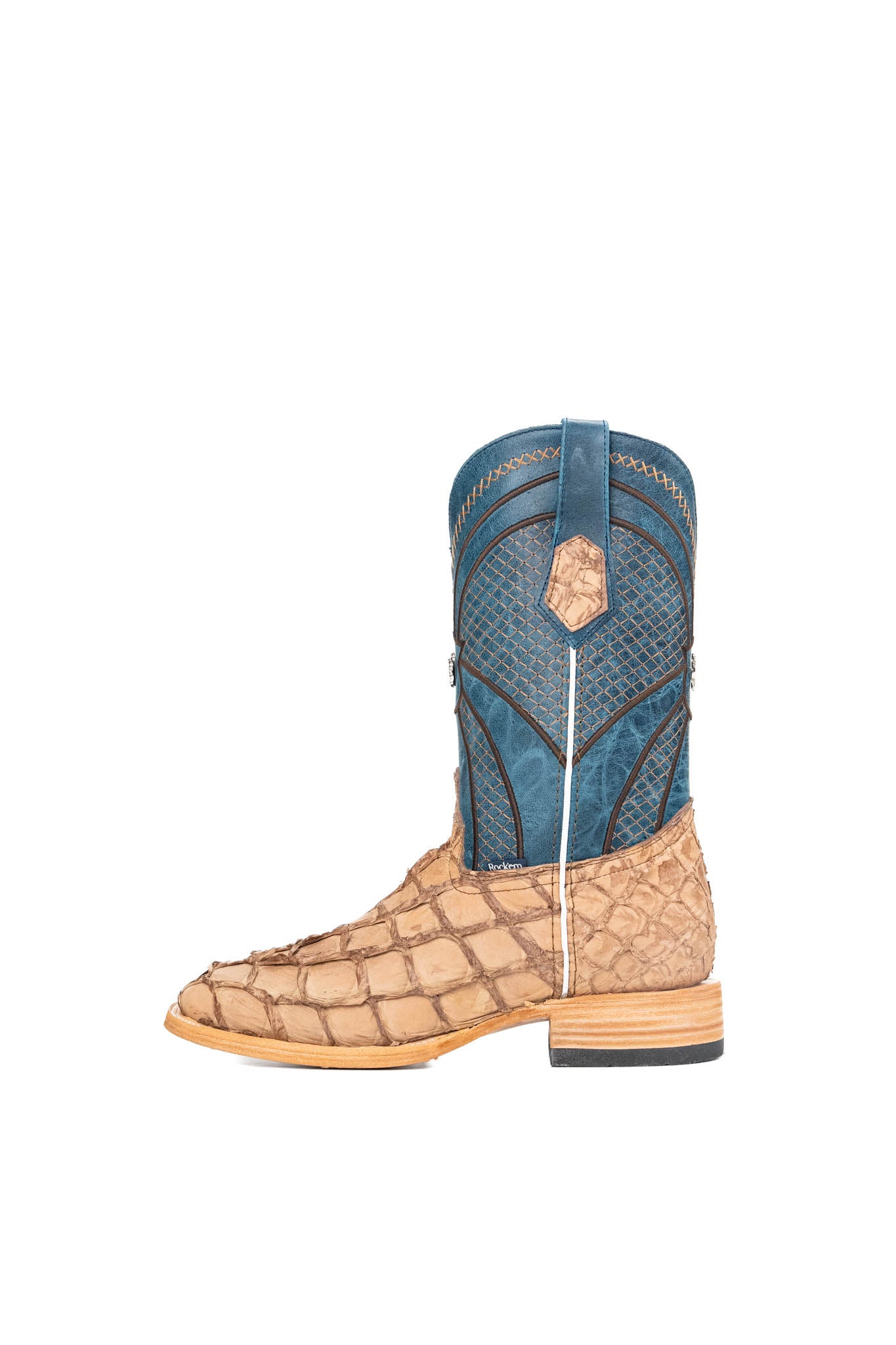 Jones Pirarucu Exotic Square Toe Cowboy Boot
