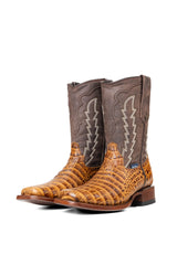 Caiman Belly Rodeo Zipper Cowboy Boot FINAL SALE