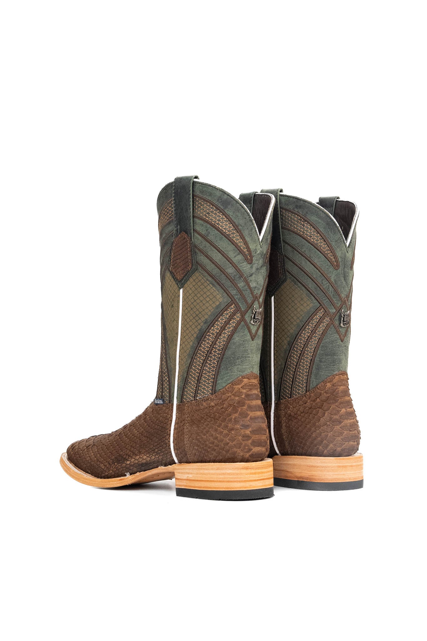Monroe Python Exotic Square Toe Cowboy Boot