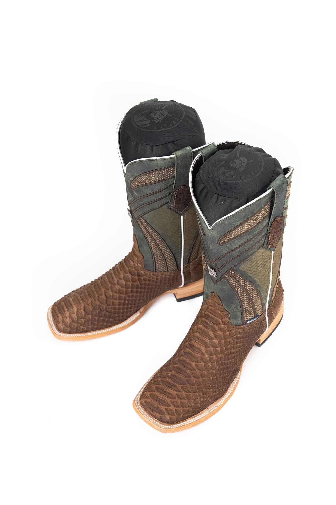 Monroe Python Exotic Square Toe Cowboy Boot