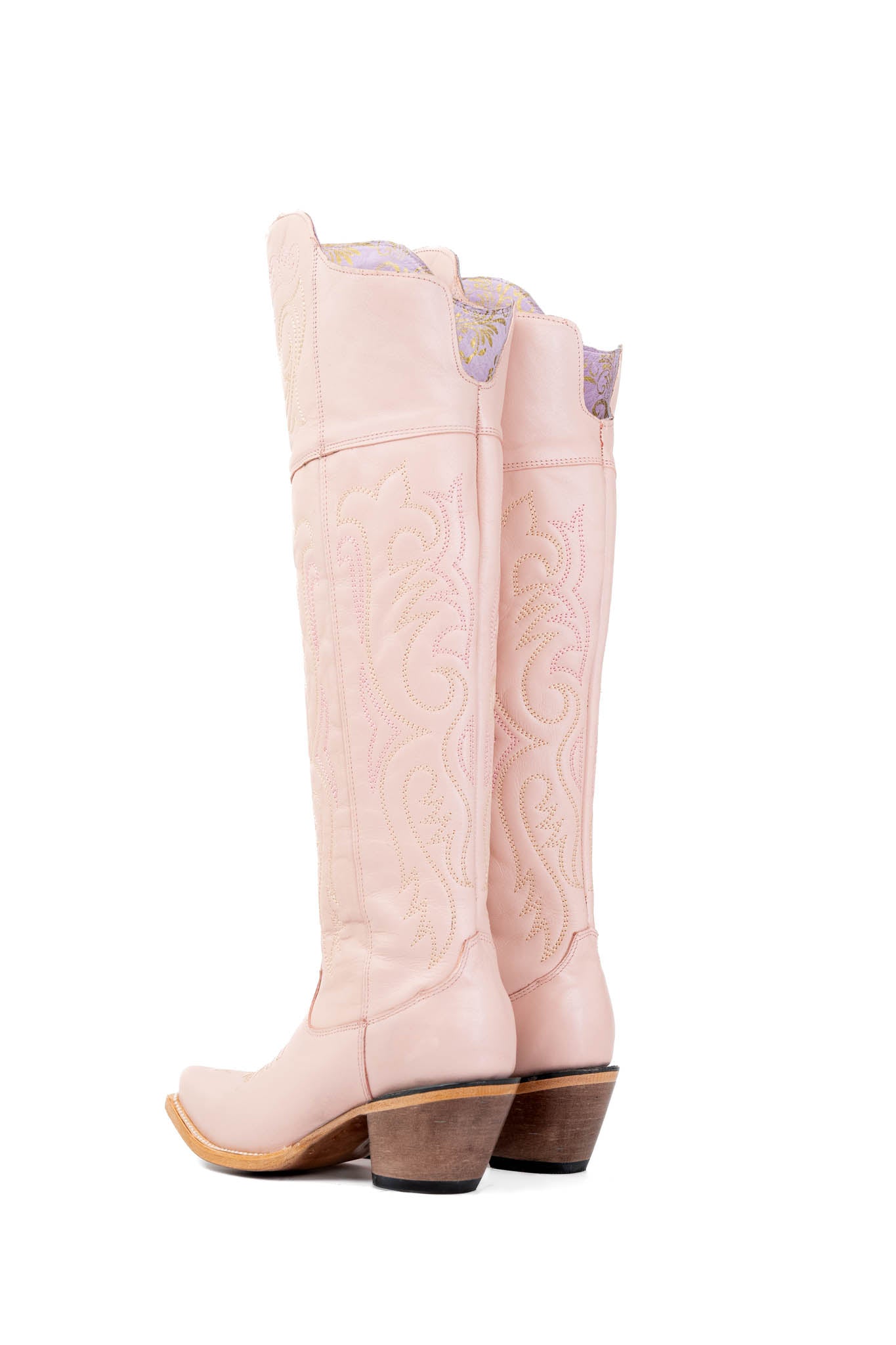 Amour Knee High Snip Toe Cowgirl Boot