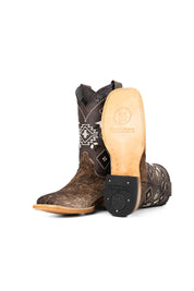 Men's Cowhide Square Toe Cowboy Boot Size 7 Box NM5