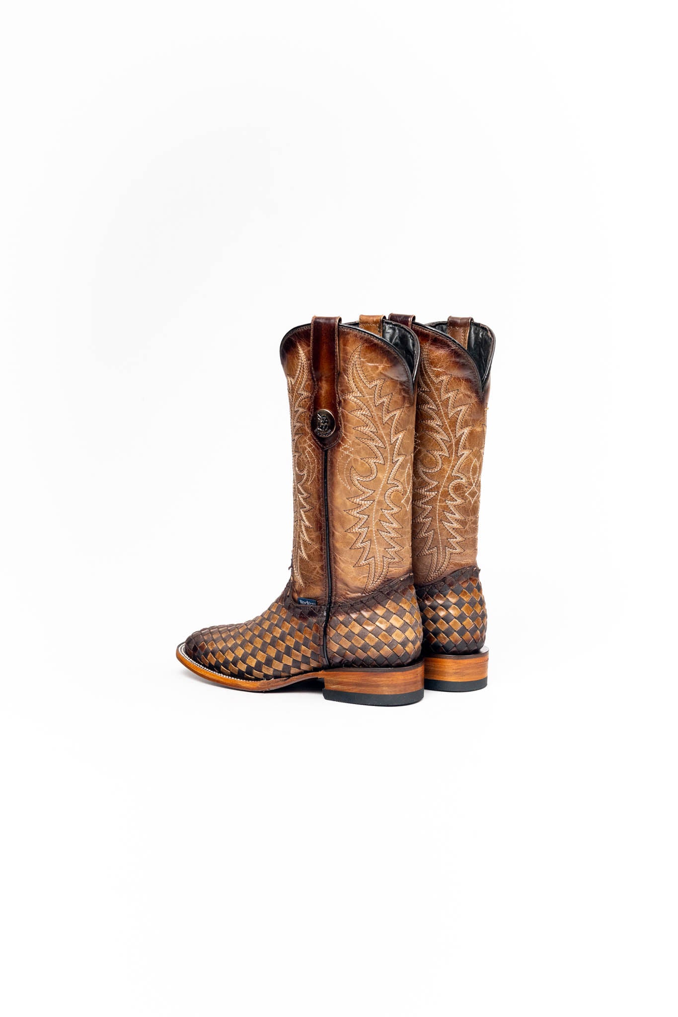 Brooklynn Woven Square Toe Cowgirl Boot