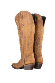 Kaylee Tall Wide Calf Friendly Snip Toe Cowgirl Boot
