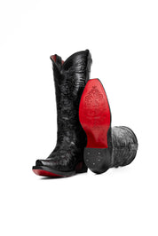 652 Ruby Cincelado Red Bottom Snip Toe Cowgirl Boot