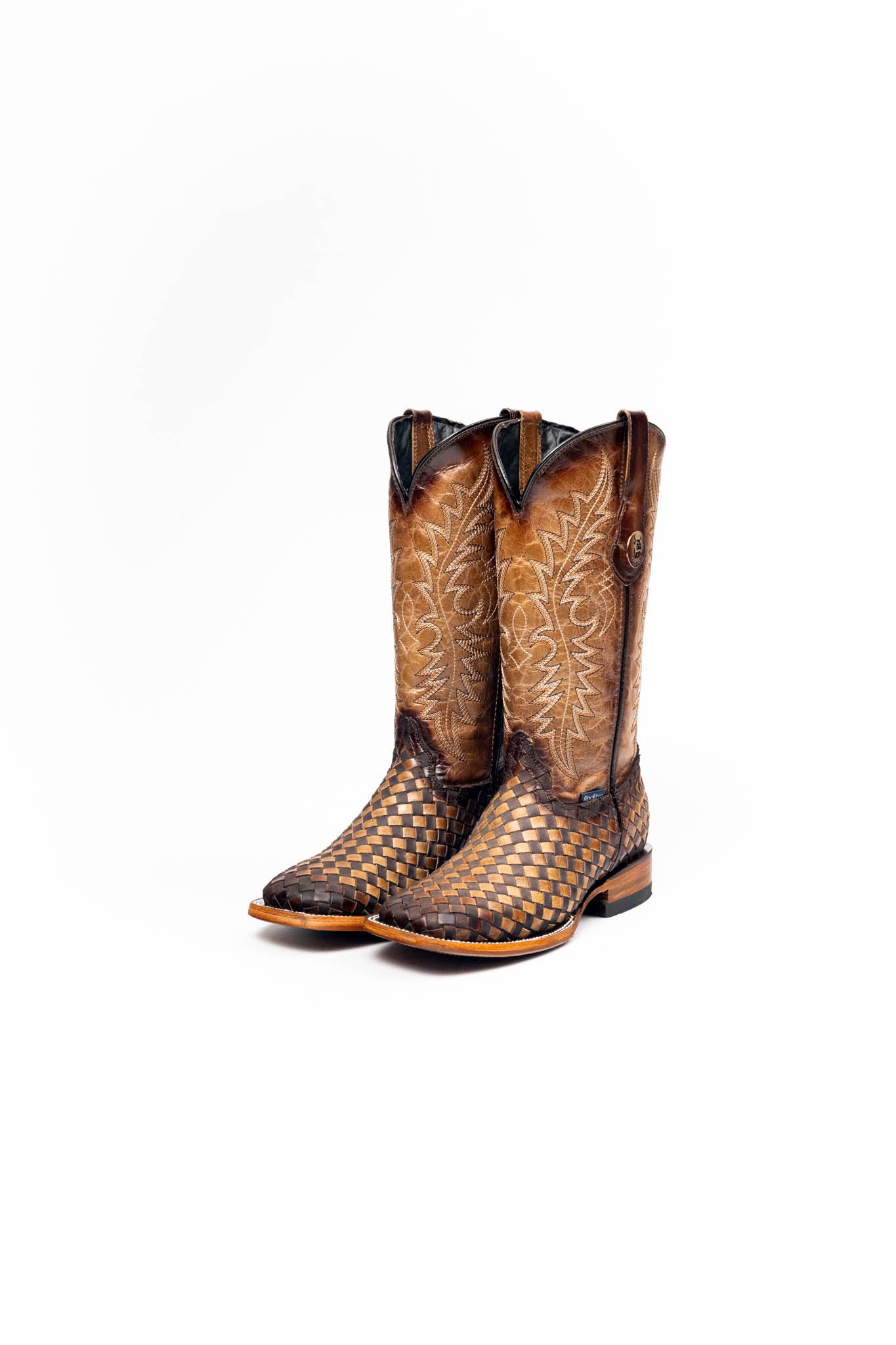 Brooklynn Woven Square Toe Cowgirl Boot