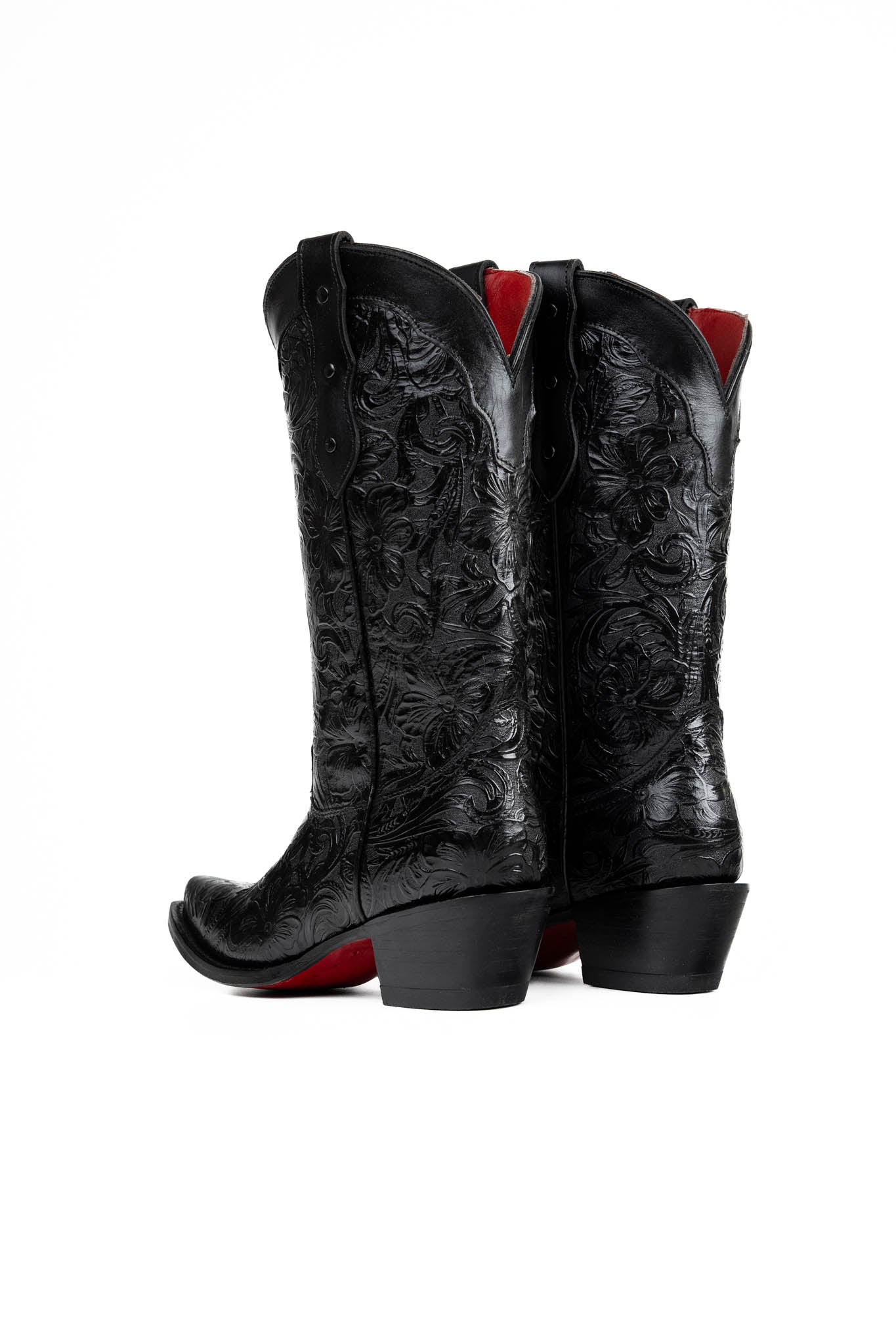 652 Ruby Cincelado Red Bottom Snip Toe Cowgirl Boot