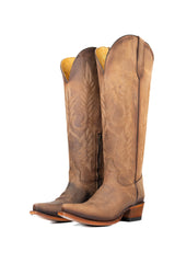 Scarlett Tall Wide Calf Snip Toe Cowgirl Boot