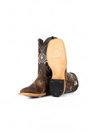 Men's Cowhide Square Toe Cowboy Boot Size 9 Box NM15