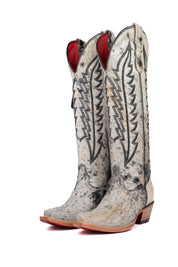 Charlotte Tall Red Bottom Cowhide Snip Toe Cowgirl Boot Size 8 Box VW18