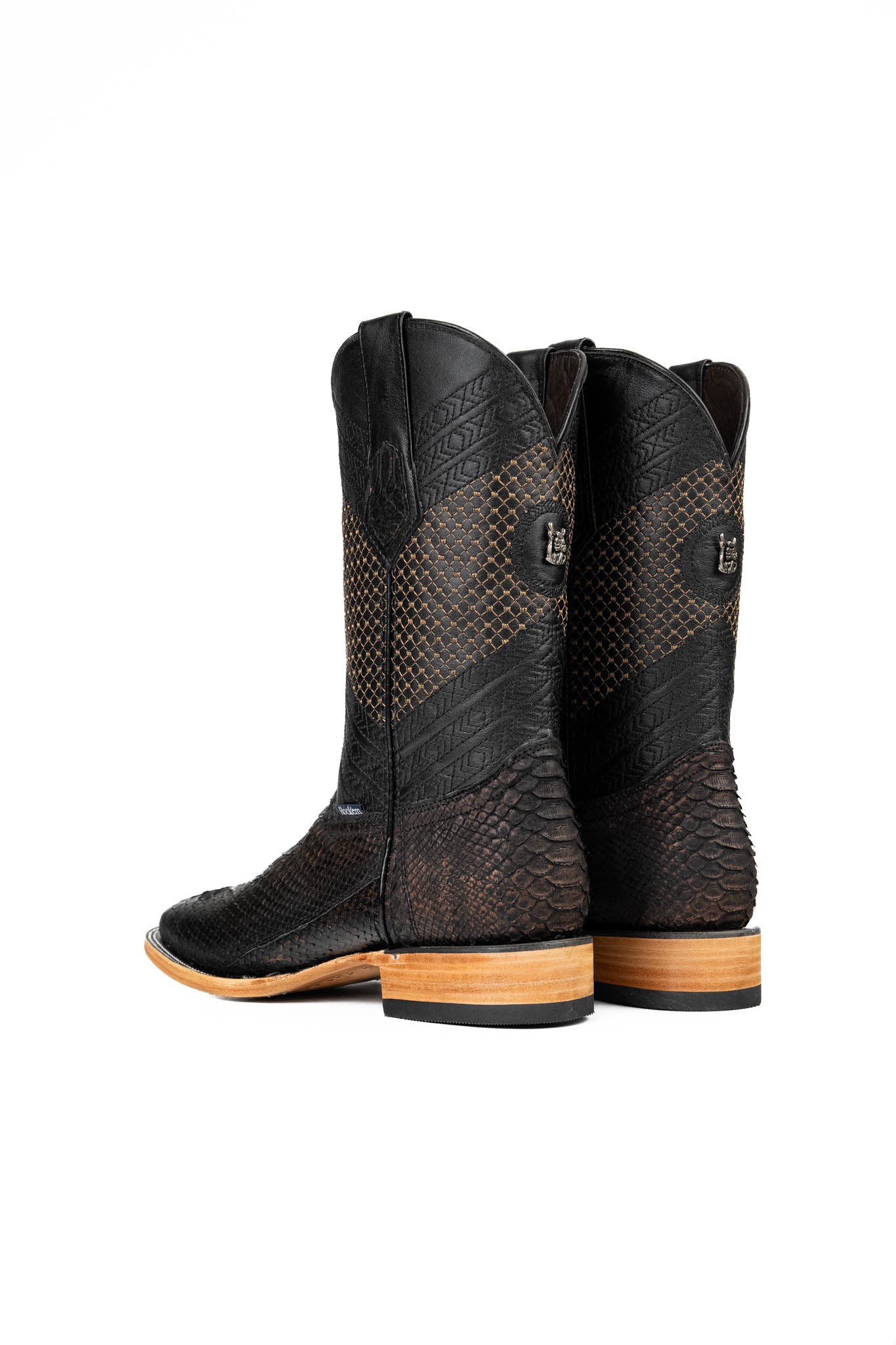 Andersen Python Exotic Square Toe Cowboy Boot