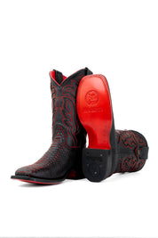 Bruce Python Red Bottom Square Toe Cowboy Boot