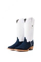 Sierra Roughout Frontier Toe Cowgirl Boot