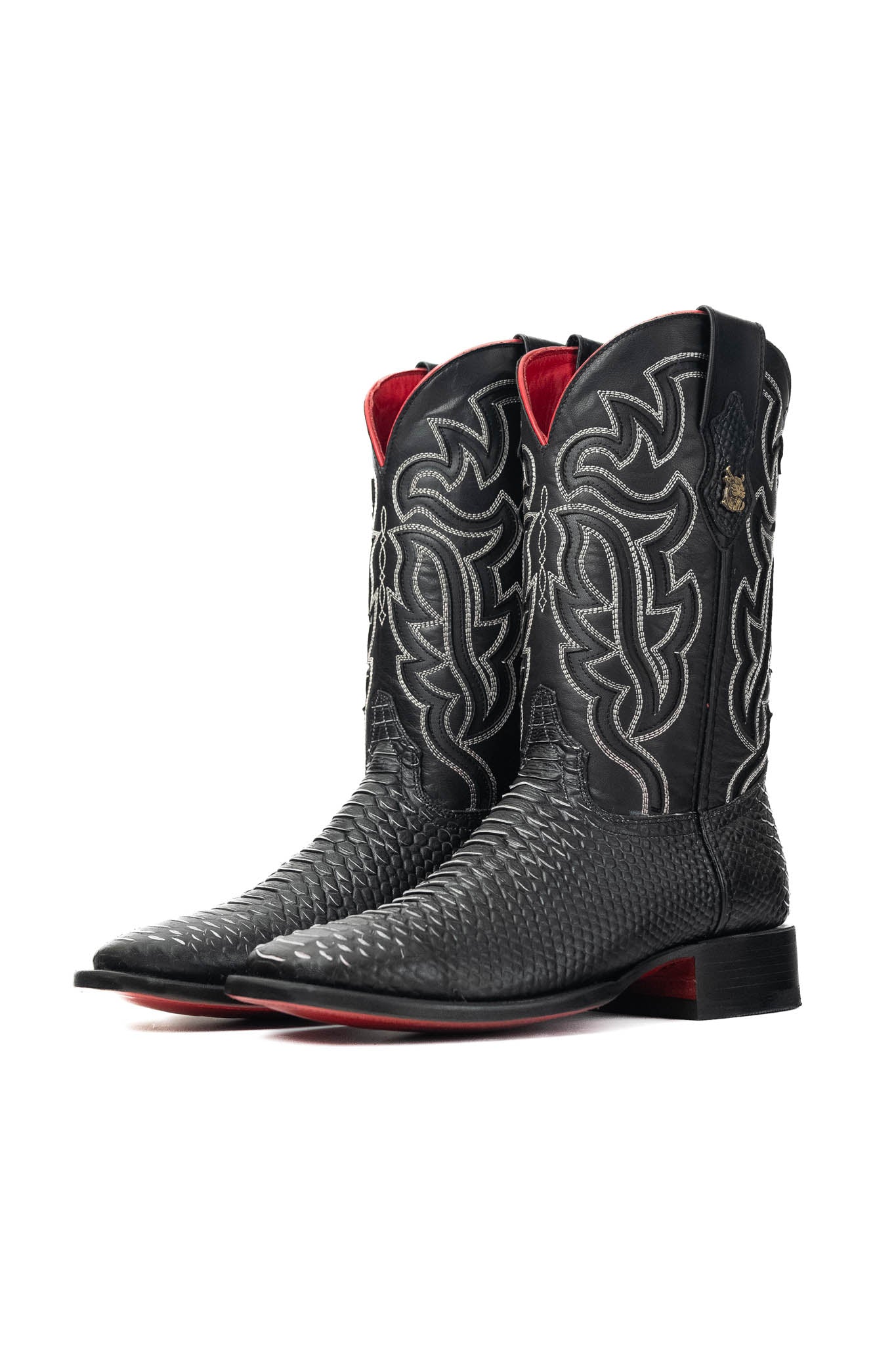 Bruce Python Red Bottom Square Toe Cowboy Boot