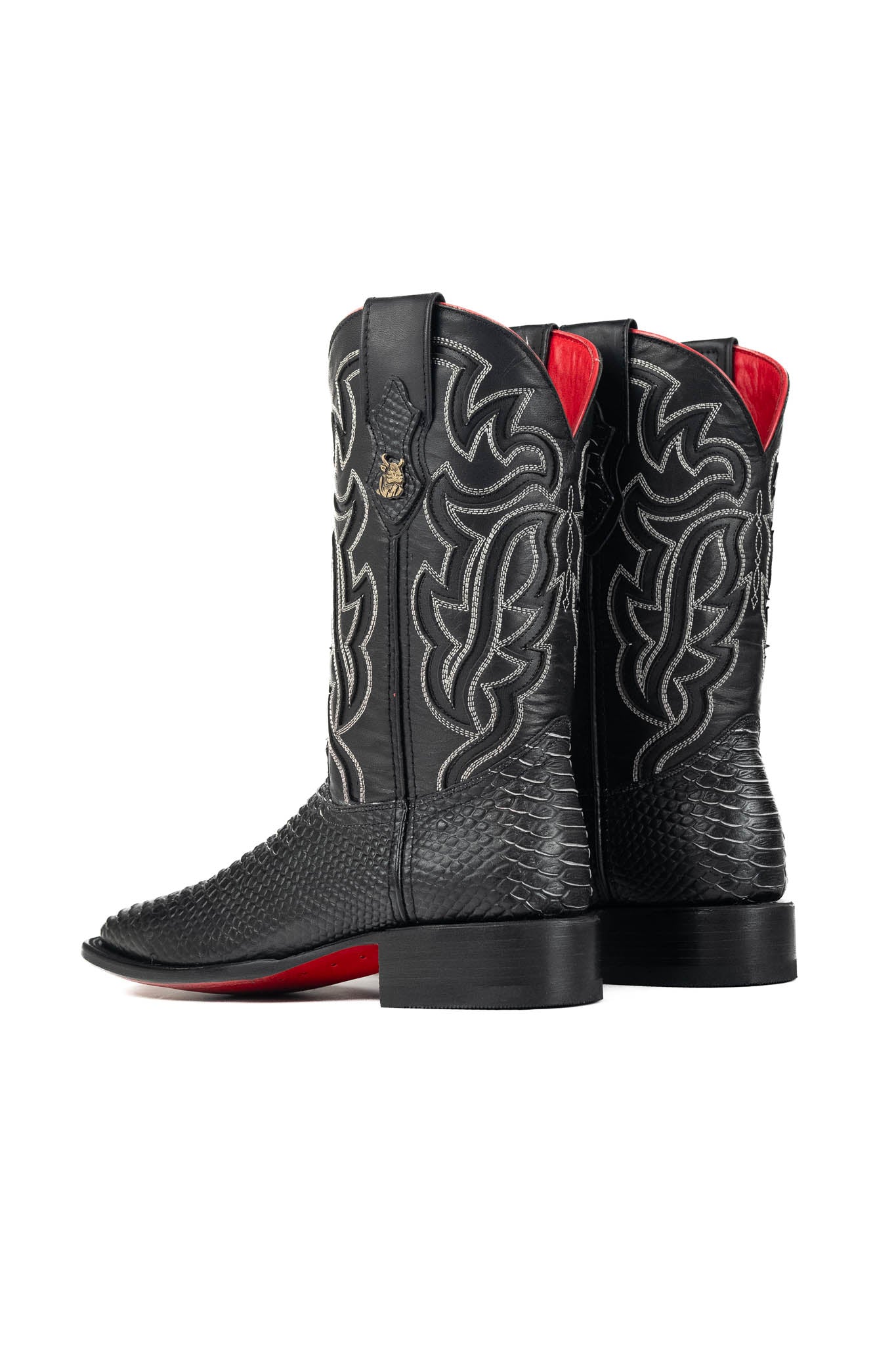 Bruce Python Red Bottom Square Toe Cowboy Boot