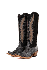 Marisol Tall Cowhide Snip Toe Cowgirl Boot Size 9 Box VW25