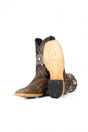 Men's Cowhide Square Toe Cowboy Boot Size 7 Box NM2