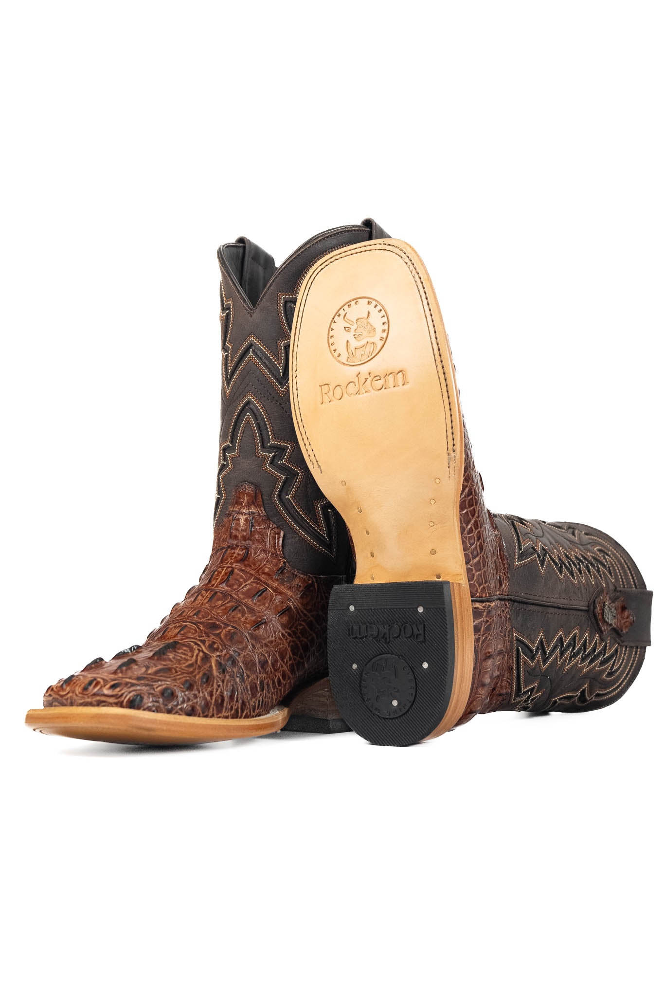 Jameson Caiman Square Toe Cowboy Boot