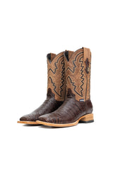 Jameson Belly Caiman Square Toe Cowboy Boot