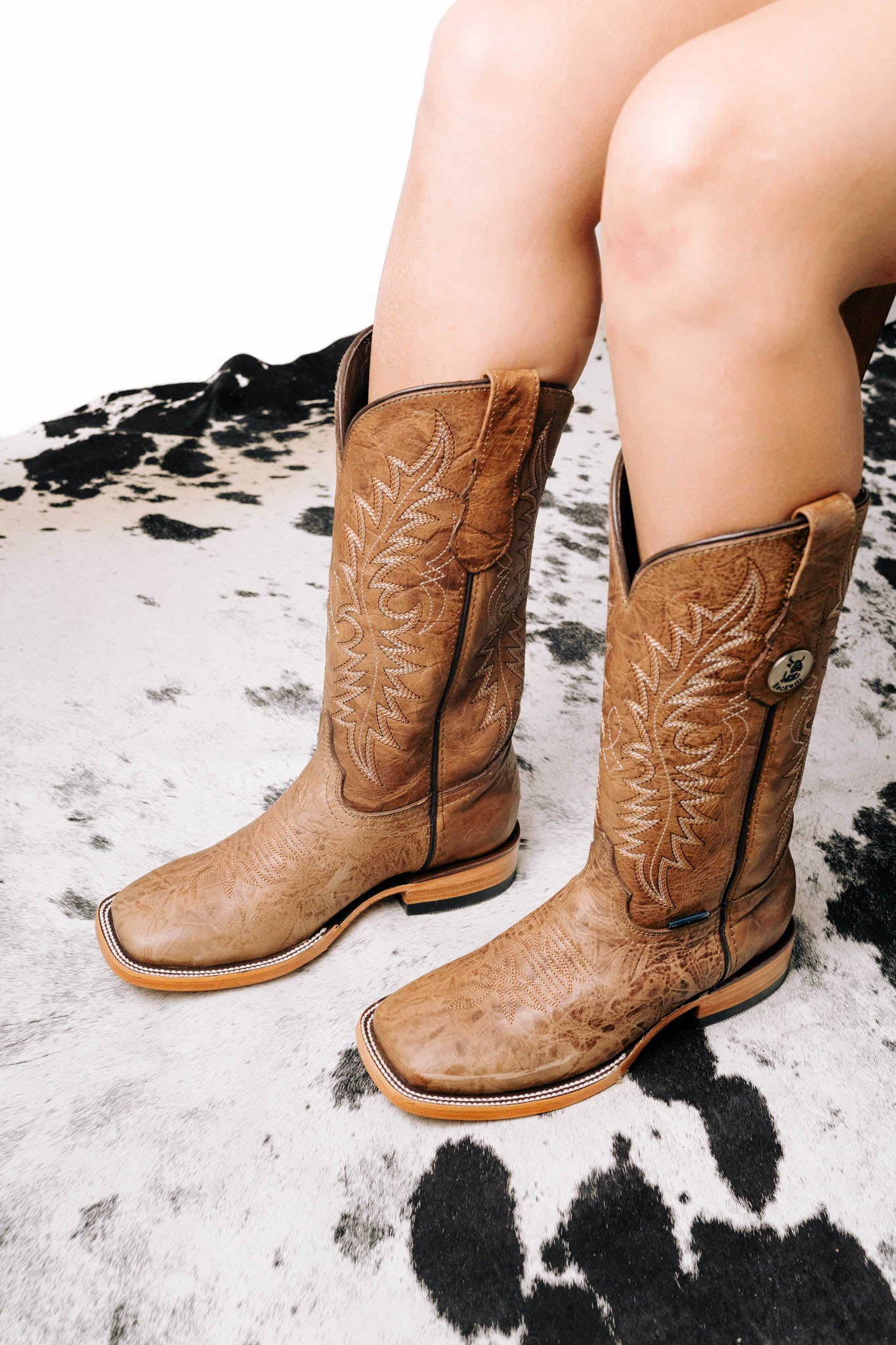 Bailey Cedro Square Toe Cowgirl Boot