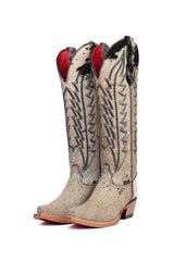 Charlotte Tall Red Bottom Cowhide Snip Toe Cowgirl Boot Size 5.5 Box VW3