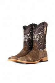 Men's Cowhide Square Toe Cowboy Boot Size 10 Box NM25