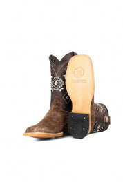 Men's Cowhide Square Toe Cowboy Boot Size 10 Box NM25