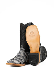 King Ranch Pirarucu Exotic Square Toe Cowboy Boot