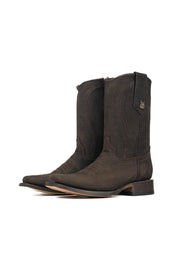 Rock'em Nobuck Rodeo Cowboy Boot