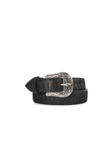 Python Longhorn X Buckle Cowboy Belt