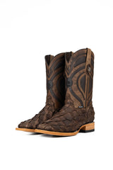 King Ranch Pirarucu Exotic Square Toe Cowboy Boot
