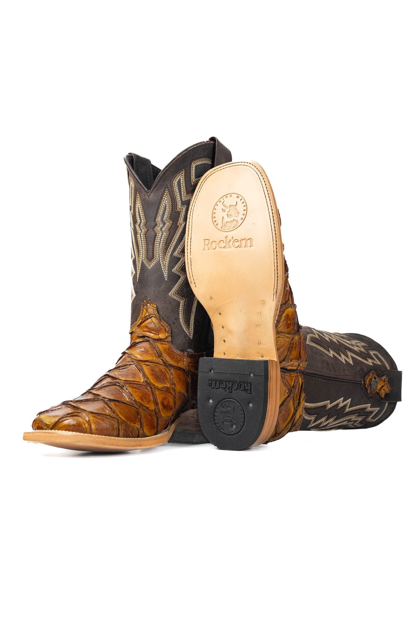 Arapaima Square Toe Cowboy Boot